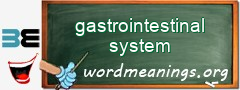 WordMeaning blackboard for gastrointestinal system